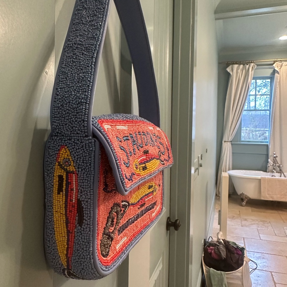 STAUD Staudines beaded Tommy bag - Picture 3 of 6